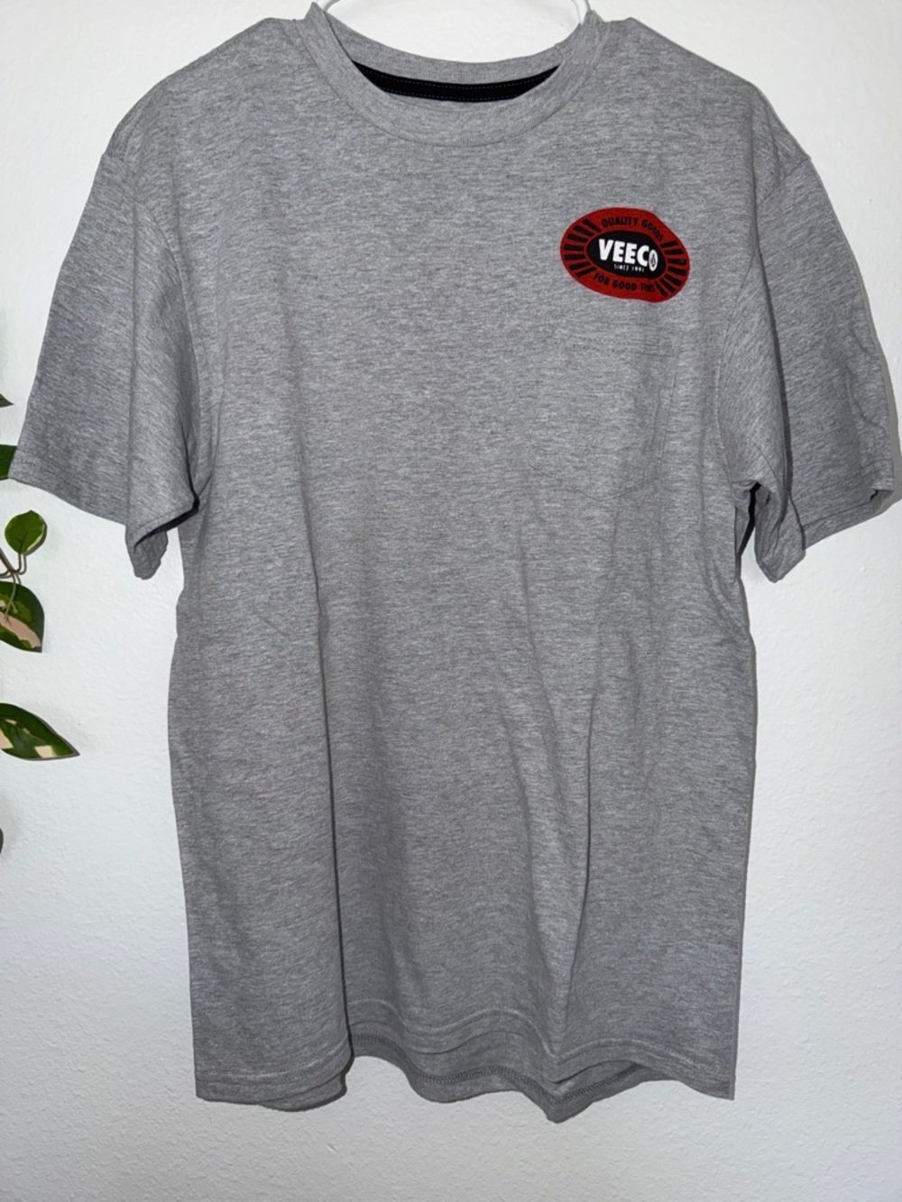 Men's Volcom Gray Short-Sleeve Logo T-Shirt